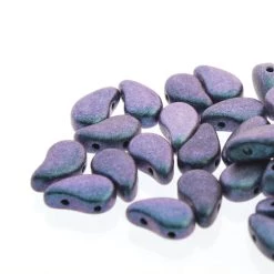 Hot Sale 👍 The Beadsmith® Paisley Duo 2-Hole Czech Glass Teardrop Beads, 8mm 😀 -Beadsmith Sales D290101S 1