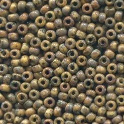 Outlet 🥰 The Beadsmith® Miyuki Picasso Matte Glass Round Seed Beads, 6/0 😍 -Beadsmith Sales D290335S 1