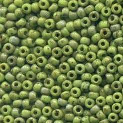 Outlet 🥰 The Beadsmith® Miyuki Picasso Matte Glass Round Seed Beads, 6/0 😍 -Beadsmith Sales D290340S 1