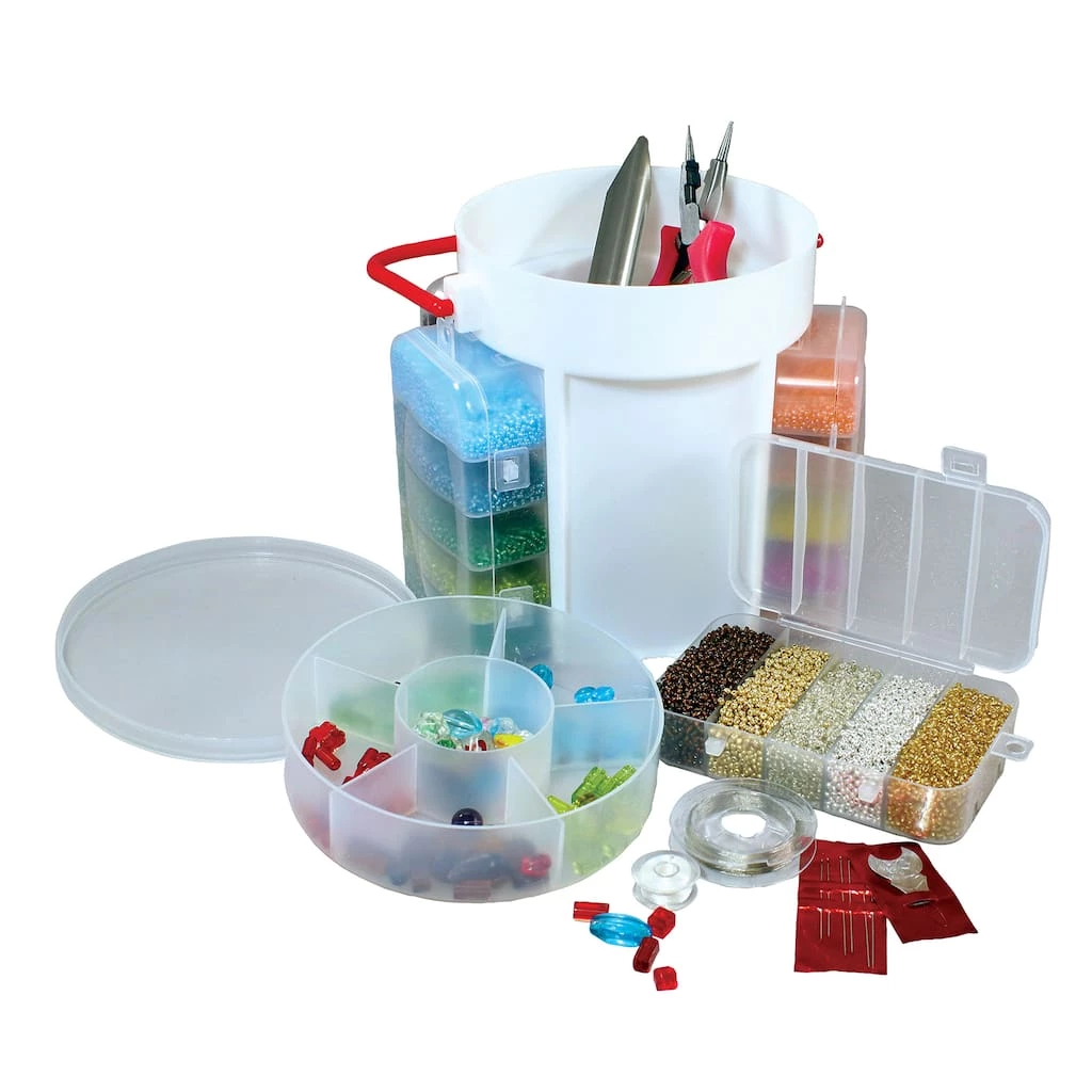 Outlet ❤️ The Beadsmith® Bead Caddy & Supplies Set ✨ 3 Outlet ❤️ The Beadsmith® Bead Caddy & Supplies Set ✨