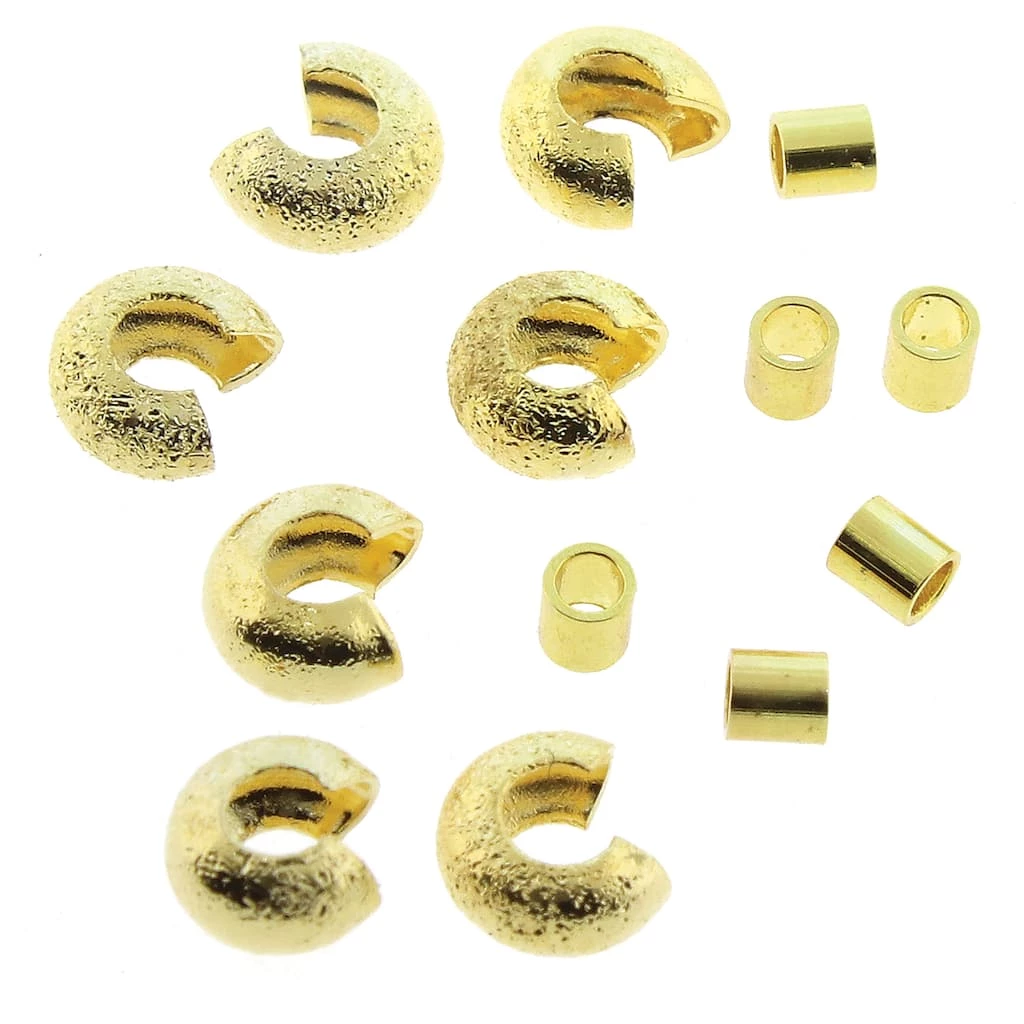 Promo ๐ The Beadsmith® Basic Elements™ Gold-Plated Stardust Crimp Tubes & 4mm Covers โจ 5 Promo ๐ The Beadsmith® Basic Elements™ Gold-Plated Stardust Crimp Tubes & 4mm Covers โจ - Image 3