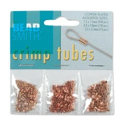 Promo ⭐ The Beadsmith® Assorted Copper-Plated Crimp Tubes ❤️