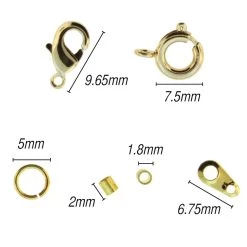 Hot Sale 🔥 The Beadsmith® Basic Elements™ Gold-Plated Findings Assortment 🥰 -Beadsmith Sales D290378S 5