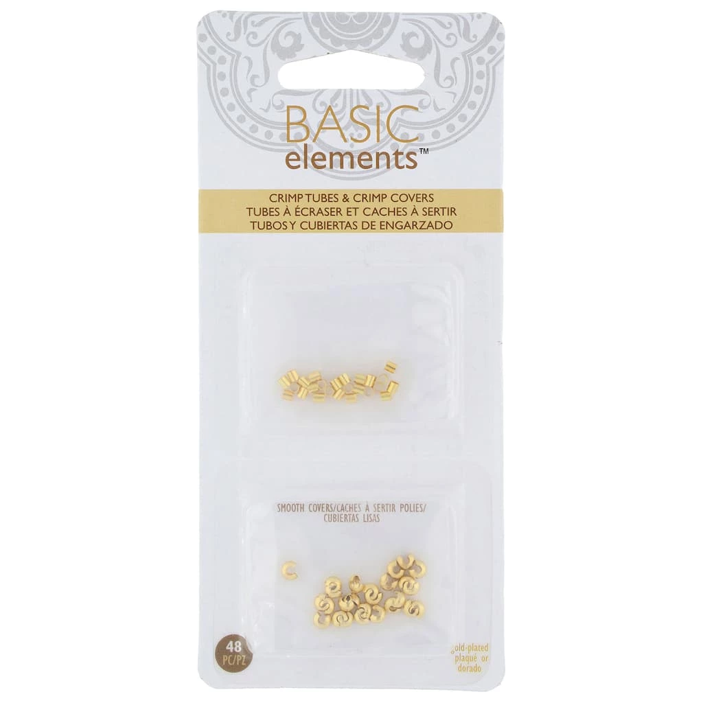 Cheapest 🥰 The Beadsmith® Basic Elements™ Gold-Plated Smooth Crimp Tubes & 3mm Covers 🌟 4 Cheapest 🥰 The Beadsmith® Basic Elements™ Gold-Plated Smooth Crimp Tubes & 3mm Covers 🌟 - Image 2