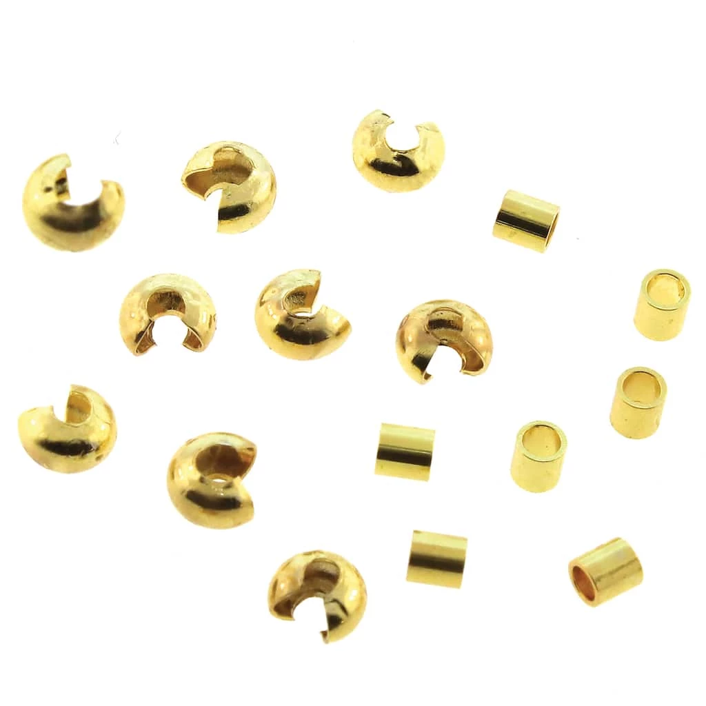 Cheapest 🥰 The Beadsmith® Basic Elements™ Gold-Plated Smooth Crimp Tubes & 3mm Covers 🌟 5 Cheapest 🥰 The Beadsmith® Basic Elements™ Gold-Plated Smooth Crimp Tubes & 3mm Covers 🌟 - Image 3