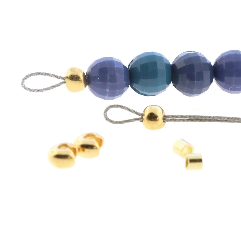 Cheapest 🥰 The Beadsmith® Basic Elements™ Gold-Plated Smooth Crimp Tubes & 3mm Covers 🌟 7 Cheapest 🥰 The Beadsmith® Basic Elements™ Gold-Plated Smooth Crimp Tubes & 3mm Covers 🌟 - Image 5