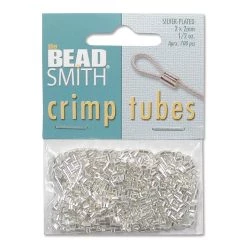 Coupon 💯 The Beadsmith® 2mm Silver-Plated Crimp Tubes 🎉