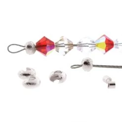 Best reviews of ✨ The Beadsmith® Basic Elements™ Silver-Plated Stardust Crimp Tubes & 4mm Covers ⌛ -Beadsmith Sales D290388S 5