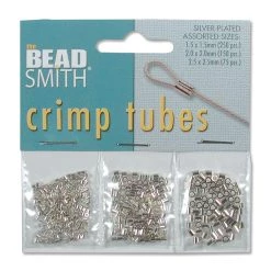 Flash Sale 😉 The Beadsmith® Assorted Silver Plated Crimp Tubes, 475ct. 🛒