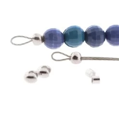 Promo 😀 The Beadsmith® Silver Plated Crimp Tubes & Crimp Covers Set 🎁 -Beadsmith Sales D290394S 4