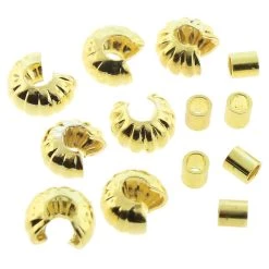 Buy 🤩 The Beadsmith® Assorted Gold Plated Crimp Tubes & Crimp Covers ✔️ -Beadsmith Sales D290395S 3