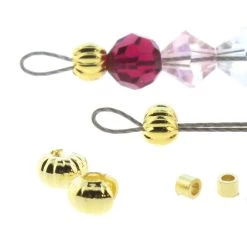 Buy 🤩 The Beadsmith® Assorted Gold Plated Crimp Tubes & Crimp Covers ✔️ -Beadsmith Sales D290395S 5