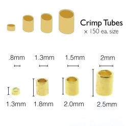 Best Pirce 👍 The Beadsmith® Gold Plated Crimp Tubes, 600ct. 😍 -Beadsmith Sales D290407S 5