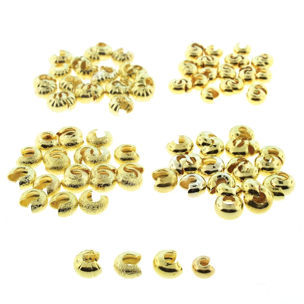 Top 10 🎉 The Beadsmith® Gold Plated Crimp Bead Cover, 80ct. ⌛ 3 Top 10 🎉 The Beadsmith® Gold Plated Crimp Bead Cover, 80ct. ⌛