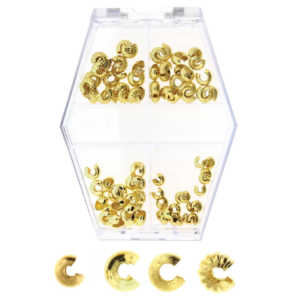 Top 10 🎉 The Beadsmith® Gold Plated Crimp Bead Cover, 80ct. ⌛ 6 Top 10 🎉 The Beadsmith® Gold Plated Crimp Bead Cover, 80ct. ⌛ - Image 4