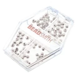 Outlet 🛒 The Beadsmith® 3-4mm Silver Plated Memory Wire End Caps 🧨