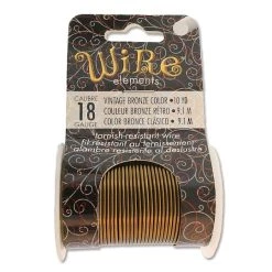 Cheapest ⌛ The Beadsmith® Wire™ Elements 18 Gauge Tarnish-Resistant Wire 🔥 -Beadsmith Sales D290491S 1