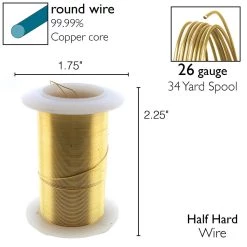 Discount ✨ The Beadsmith® Wire™ Elements 26 Gauge Tarnish-Resistant Wire 😍 -Beadsmith Sales D290504S 5
