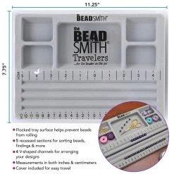 Best Pirce 🧨 The Beadsmith® Travelers Bead Board With Lid, 7.75" x 11.25" 🎉 -Beadsmith Sales D290524S 3
