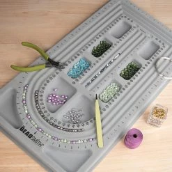 Brand new 🛒 The Beadsmith® U-Channel Bead Board, 12" x 8.5" 😍 -Beadsmith Sales D290530S 5