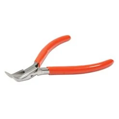 Deals 😍 The Beadsmith® 4.75" Red Bent Chain Nose Pliers ⭐ -Beadsmith Sales D290563S 4