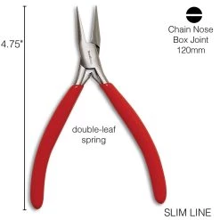 Hot Sale ⌛ The Beadsmith® 4.75" Red Chain Nose Pliers 🛒 -Beadsmith Sales D290565S 3