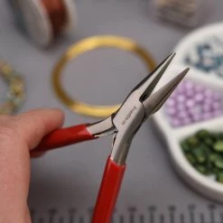 Hot Sale ⌛ The Beadsmith® 4.75" Red Chain Nose Pliers 🛒 -Beadsmith Sales D290565S 7