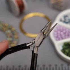 Brand new 💯 The Beadsmith® 4.5" Super-Fine Round Nose Pliers 🎉 -Beadsmith Sales D290575S 8