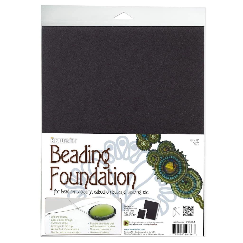New ๐ฏ The Beadsmith® 8.5'' x 11'' Black Beading Foundation, 4ct. ๐งจ 3 New ๐ฏ The Beadsmith® 8.5'' x 11'' Black Beading Foundation, 4ct. ๐งจ