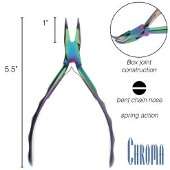 Best Pirce 🤩 The Beadsmith® Chroma Series Bent Chain Nose Plier 😀 -Beadsmith Sales D290623S 4