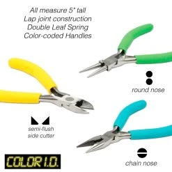 Coupon 💯 The Beadsmith® Mini Color ID Plier Set 🧨 -Beadsmith Sales D290650S 5