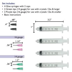 Promo ❤️ The Beadsmith® Crystal FX™ Thick Viscosity Glue Syringes & Tips 🛒 -Beadsmith Sales D290679S 3