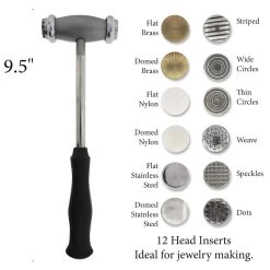 New π₯ The Beadsmith® Interchangeable Texturing π¨ Hammer π€© 13 New π₯ The Beadsmith® Interchangeable Texturing π¨ Hammer π€© -Beadsmith Sales D290685S 5