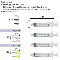 Brand new ⭐ The Beadsmith® Crystal FX™ Glue Syringes & Tips ✨ -Beadsmith Sales D290688S 3