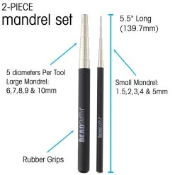 Promo ⌛ The Beadsmith® Carbon Steel Mandrel Set ⌛ -Beadsmith Sales D290706S 6