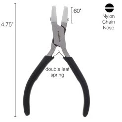 Deals 🥰 The Beadsmith® Double Nylon Jaw Chain Nose Pliers ⭐ -Beadsmith Sales D290723S 4
