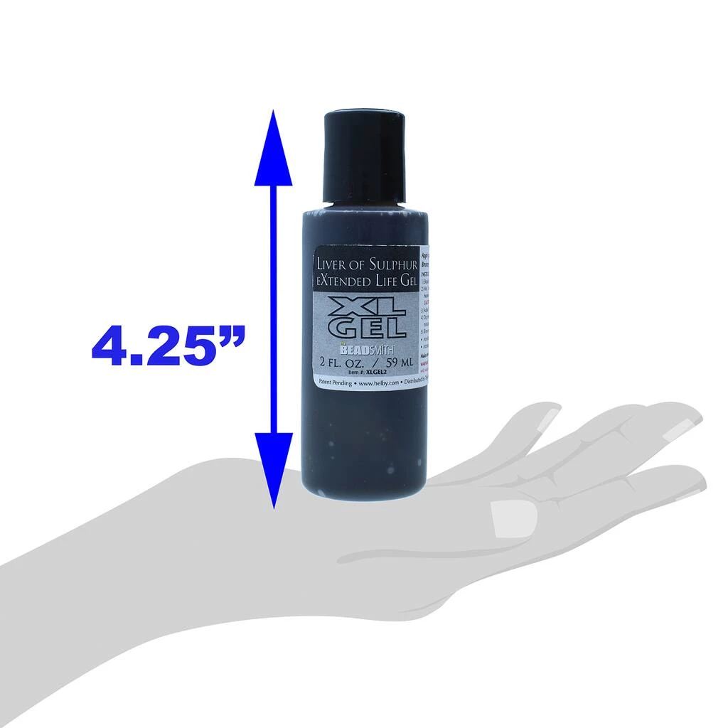 New 🌟 The Beadsmith® XL Gel Liver of Sulfur Extended Life Gel, 2oz. 😀 7 New 🌟 The Beadsmith® XL Gel Liver of Sulfur Extended Life Gel, 2oz. 😀 - Image 5