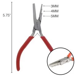 Top 10 💯 Beadsmith® Red Handle 3 Step Round & Hollow Plier 💯 -Beadsmith Sales D290772S 3