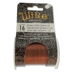 Discount 😀 The Beadsmith® Wire™ Elements 16 Gauge Tarnish-Resistant Wire 💯 -Beadsmith Sales D396116S 1 1