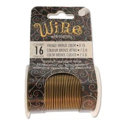 Discount 😀 The Beadsmith® Wire™ Elements 16 Gauge Tarnish-Resistant Wire 💯 -Beadsmith Sales D396130S 1