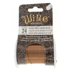 Best Sale ⌛ The Beadsmith® Wire™ Elements 24 Gauge Tarnish-Resistant Wire 🛒 -Beadsmith Sales D396152S 1 1