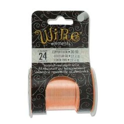 Best Sale ⌛ The Beadsmith® Wire™ Elements 24 Gauge Tarnish-Resistant Wire 🛒 -Beadsmith Sales D396161S 1