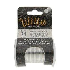 Best Sale ⌛ The Beadsmith® Wire™ Elements 24 Gauge Tarnish-Resistant Wire 🛒 -Beadsmith Sales D396168S 1