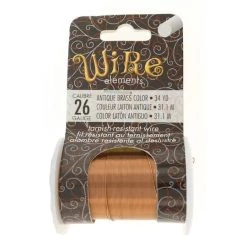 Discount ✨ The Beadsmith® Wire™ Elements 26 Gauge Tarnish-Resistant Wire 😍 -Beadsmith Sales D396170S 1