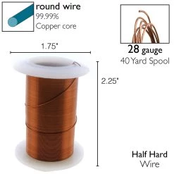 Cheap 🛒 The Beadsmith® Wire™ Elements 28 Gauge Tarnish-Resistant Wire 😀 -Beadsmith Sales D396191S 5