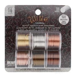 Deals 🌟 The Beadsmith® Wire Elements™ Lacquered Tarnish Resistant Wire Set 🎁 -Beadsmith Sales D396212S 1 1