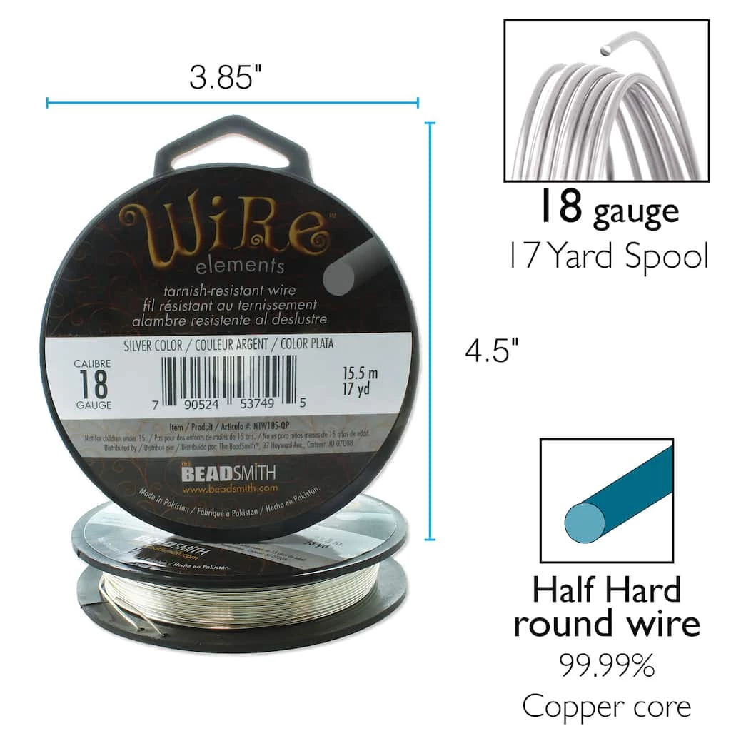 Wholesale ๐ The Beadsmith® Wire™ Elements Tarnish-Resistant Wire, 1/4lb. ๐ 4 Wholesale ๐ The Beadsmith® Wire™ Elements Tarnish-Resistant Wire, 1/4lb. ๐ - Image 2
