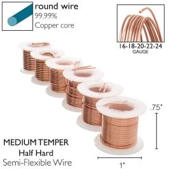Outlet 🔔 The Beadsmith® Wire™ Elements Lacquered Tarnish-Resistant Wire Set ⌛ -Beadsmith Sales D396248S 4