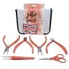 Promo ❤️ The Beadsmith® Satin Touch™ Coral 6 Piece Tool Set 🔔 -Beadsmith Sales D579389S 1