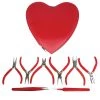 Budget 💯 The Beadsmith® 8 Piece Pliers Set in Heart Case 😀 -Beadsmith Sales D579392S 1